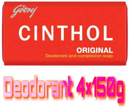 CINTHOL Original Deodorant And Complexion Soap (4U*150g)