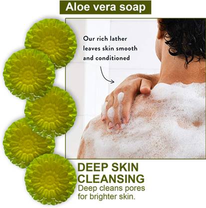 Groovy Aloe Vera Renewal Bathing Bar (100GM) (PACK OF 5)
