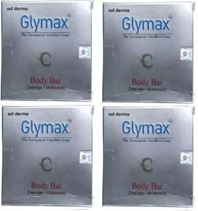 Glymax Transparent Soap (Pack of 4 * 75g)