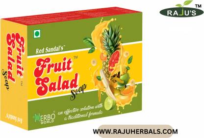 rajus RAJU'S FRUIT SALAD SOAP (PACK OF 2)
