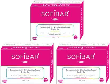 Sofibar Syndet Bar (Pack of 3)