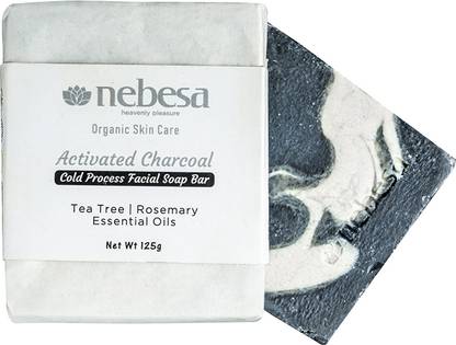 Nebesa Organics Skincare Activated Charcoal Detoxing Butter Bar Saop