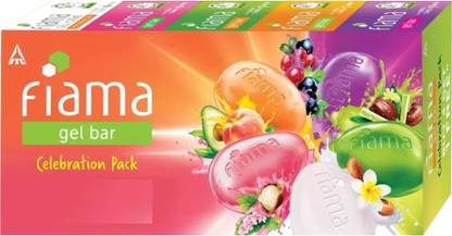 FIAMA Celebration Pack of 5 Unique Gel Bars  (4 x 125 g) at Rs. 217