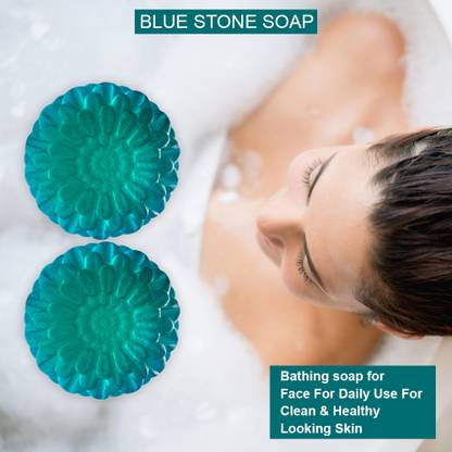 CHITAKSH Blue Stone And Neem Soap Combo pack of 1 (1 x 100 g) (100GM) (PACK OF 2)