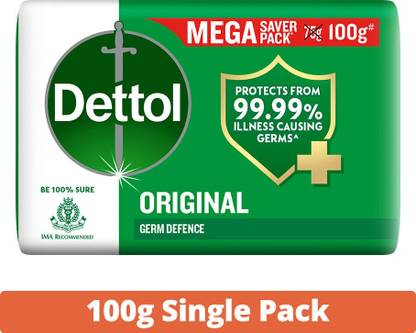 Dettol Original Bathing Soap Bar with 12hr Germ protection