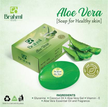brahmi vegas ORGANIC HANDMADE ALOEVERA SOAP