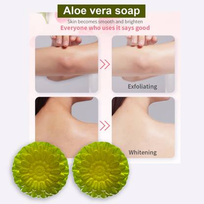 TERIHAR Aloe Vera Soap for Acne-prone Skin (100GM) (PACK OF 2)