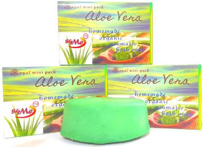 S4ME ROYAL MINI PACK ALOE VERA HOME MADE ORGANIC AROMATIC BATH SOAP