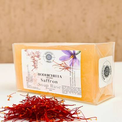 Bodhichitta Saffron Glycerin Soap Base Melt & Pour 100% Pure & Natural Pack of 1kg