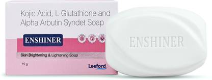 Enshiner Skin Brightening & Lightening Soap with Kojic Acid, L-Glutathione & Arbutin