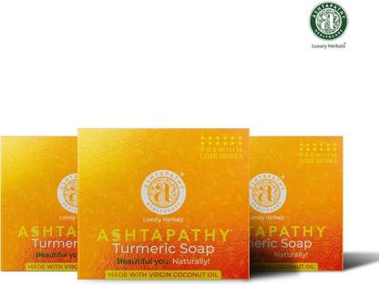 Ashtapathy Turmeric Soap Pack of 3