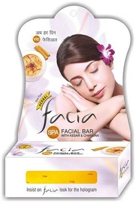 Facia Facial Soap ( Bar ) with Kesar Chandan with Natural Oils 25gm Pack of 6