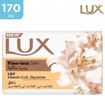 LUX Flaw-less Skin Lily Bar Soap 170g X 6 PIC PACK