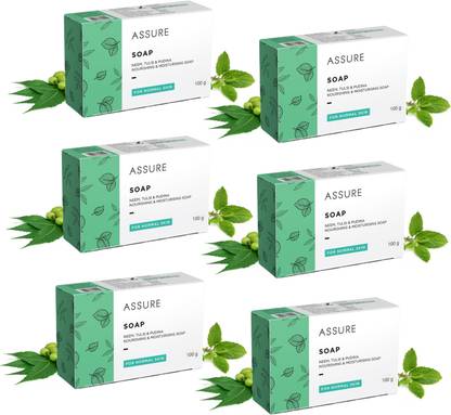 ASSURE Neem,Tulsi and Pudina Soap (Nourishing & Moisturising) 600g