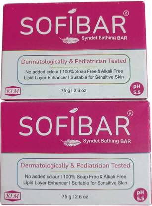 Sofibar Syndet Bathing Bar (2 x 75 g)