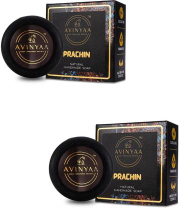 avinyaa Prachin Natural Luxury Bar with Charcoal, Frankincense, Ylang Ylang etc
