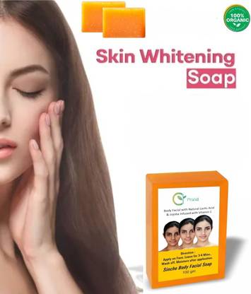 Prahil Kojic acid skin whitening and dark spot removal soap for all skin types
