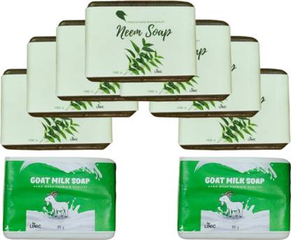 linic HERBAL NEEM SOAP(7), GOAT MILK(2)