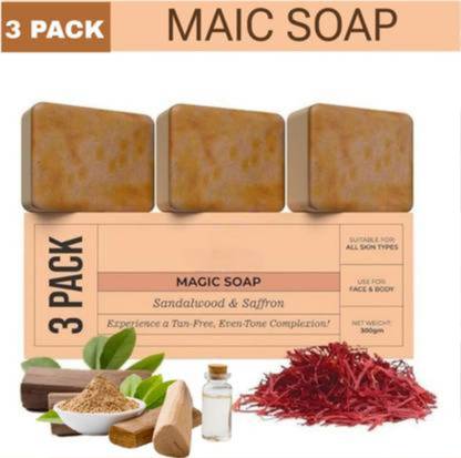 OPHYRA Ghar magic soap tan removal soap detan soap for smooth skin