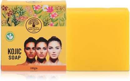 Kalah Herbals Kojic Acid Soap for Skin whitening & Brightening - Pigmentation ,Tan Removal