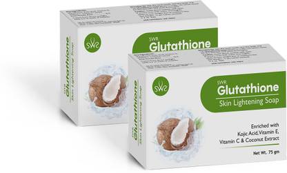SWR Glutathione Soap with Coconut extract for skin Whitening & Brightening