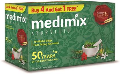 MEDIMIX आयुर्वेदिक क्लासिक 18 हर्ब साबुन