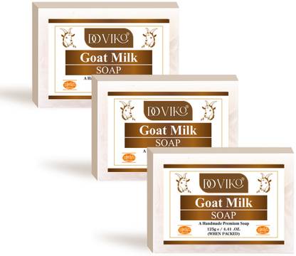 Doviko Goat Milk Soap - Pack of 3 (375gm)