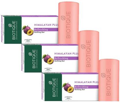BIOTIQUE Himalayan Plum Refreshing Bathing Bar