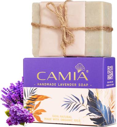 CAMIA Handcrafted Lavender Cold Processed Soap