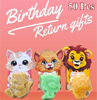 Mehaay Customized Birthday Return Gifts - Pack of 50