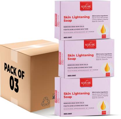 Kozicare Plus Skin Lightening Soap Pack of 3 (Pack of 3)
