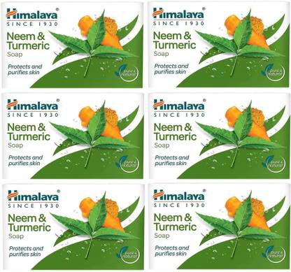 HIMALAYA Neem & Turmeric Soap (6X75g)