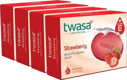 Twasa Strawberry Moisturizing Bathing Soap For Men & Women| Glowing Skin