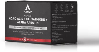 Man-Up Kojic Acid & Glutathione Soap