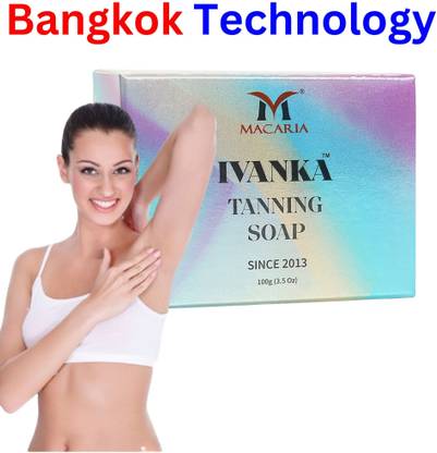 MACARIA Ivanka Tanning removal soap for vaginal area & also full body whitening soap