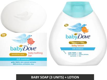 baby Dove Rich Moisture Bathing Bar and Lotion 425ML