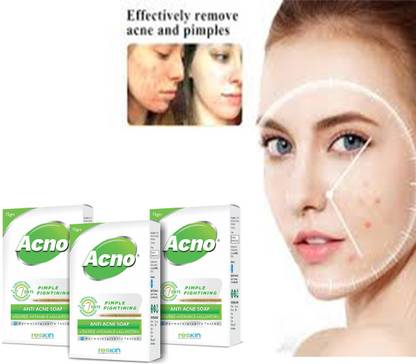Acno Anti Acne & Pimple Fighting Soap for Normal to Oily Skin |Tea Tree Oil | Vitamin E Extract | Allantoin