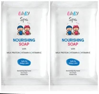 Modicare Baby Spa Nourishing Soap With Milk Protein Vitamins A & E,Paraben Free Each 75gm