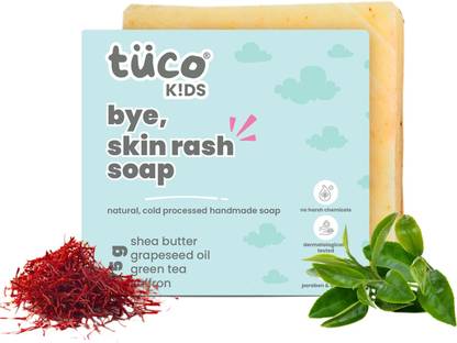 TuCo Intelligent Pack of 3 Skin Rash soap for Kids with Turmeric for Sensitive Skin