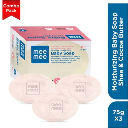 MeeMee Moisturizing Baby Soap (Pack of 3)
