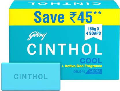 CINTHOL Cool Soaps For Bath, Grade 1 Soap