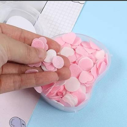 Sheny Paper Soap Clean Soft Bath For Travel in flower Design Apply Shape