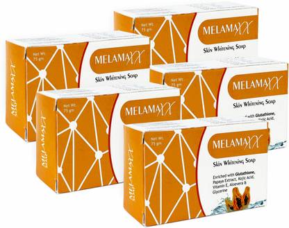 Melamaxx Glutathione skin whitening soap ( pack of 5)