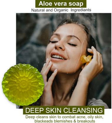 CHITAKSH Detoxifying Aloe Vera Soap for Deep Cleansing