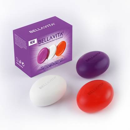 BELLAVITA Perfumed Bathing Soap Bar For Women|3X100ml|Helps in Relaxing & Cleansing Skin|