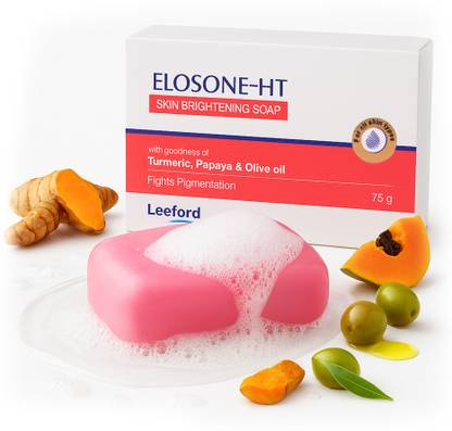 Elosone Skin Brightening, Anti-Pigmentation Soap with Turmeric, Papaya & Olive Oil