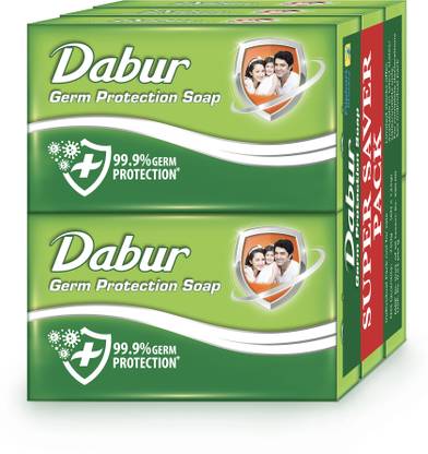 Dabur Sanitize Antiseptic & Bathing Soap With Germ Protection | For All Skin Types