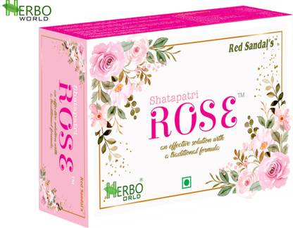 herbo world Shatapatri Rose soap(Pack of 2)