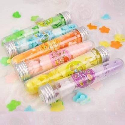 eiliaz Travel Soft Paper Soap Flower Design Tube Shape Bottle( PACK OF 2)