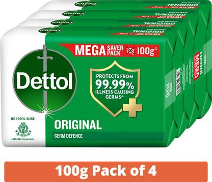 Dettol Original Bathing Soap Bar with 12hr Germ protection